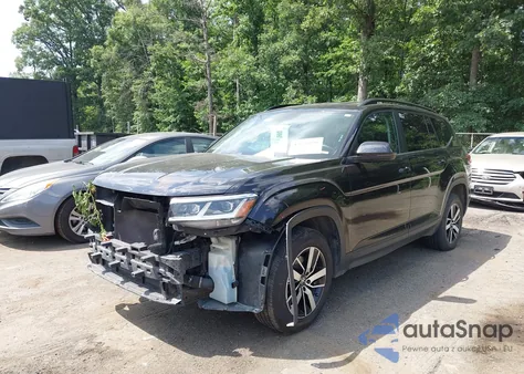 2021 Volkswagen Atlas 2.0T Se из США, поврежденный, VIN 1V2LP2CA1MC569712